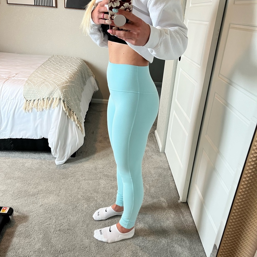 Light blue Lulu lemon size 4